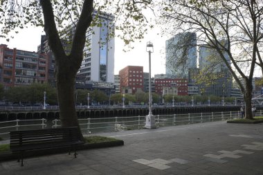 Bilbao şehrindeki şehir manzarası