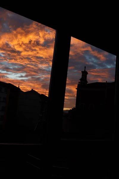 Céu Dramático Noite — Fotografia de Stock