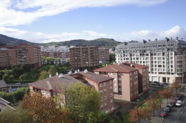 Bilbao şehrinin şehir manzarası