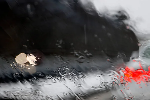Driving Stormy Day — Stock Photo, Image