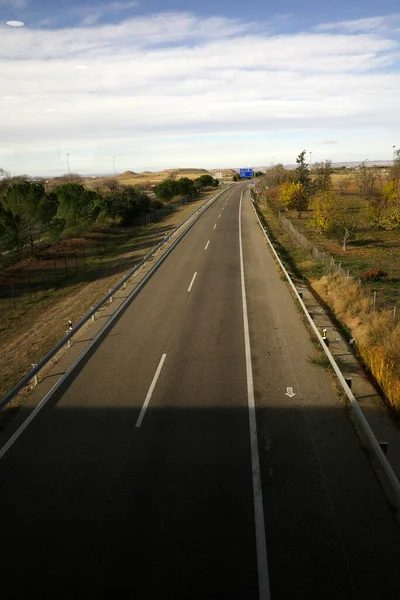 Οδήγηση Στην Εθνική Οδό — Φωτογραφία Αρχείου