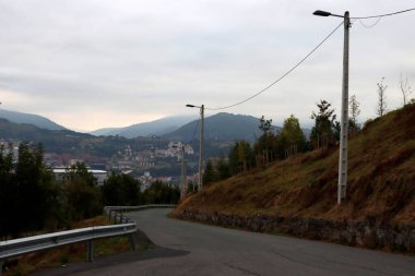 Ormanın içinde kırsal yol