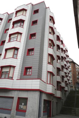 Şehirdeki apartman bloğu
