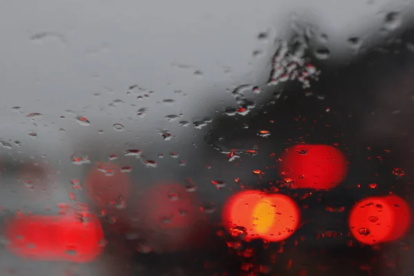 Jazda Deszczowy Dzień — Zdjęcie stockowe