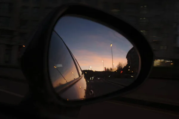 Autofahren Auf Der Autobahn — Stockfoto