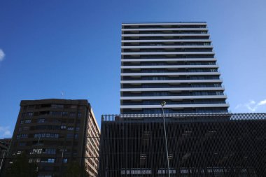 Bilbao şehrindeki şehir manzarası