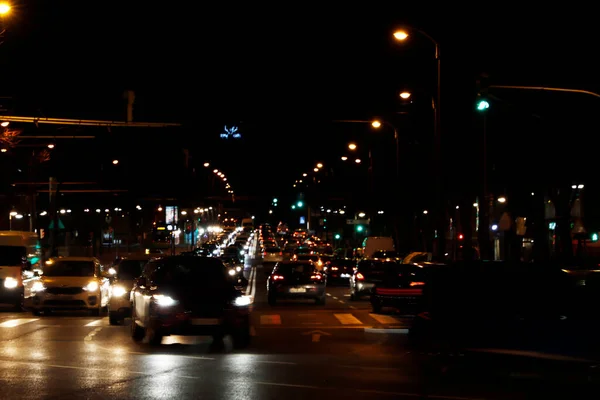 Kentsel Bir Ortamda Trafik — Stok fotoğraf