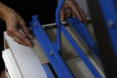 Bir atölyede üretim