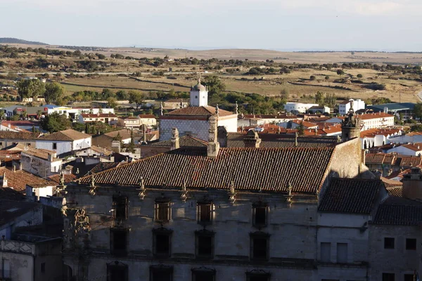 Uitzicht Oude Binnenstad Van Trujillo Spanje — Stockfoto