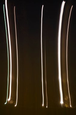 Soyut şehir ışıkları gece arkaplanı