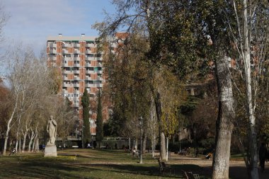 İspanya 'nın Barselona şehrinde mimarlık