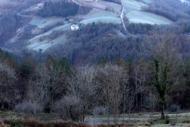 Kış sabahında buz