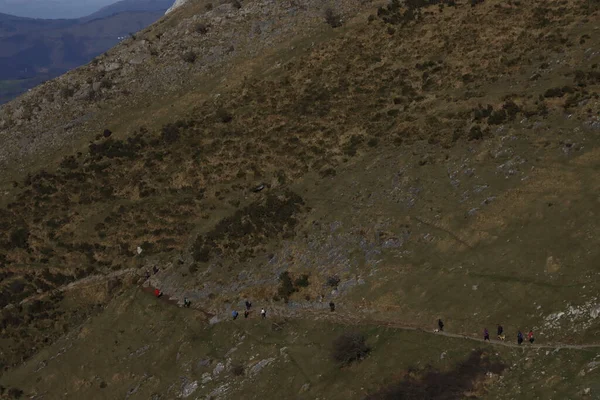 Wędrówki Górach Kraju Basków — Zdjęcie stockowe