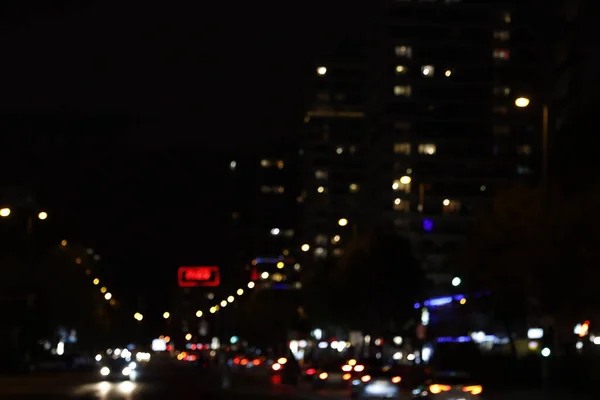 Trafik Natten Berlin — Stockfoto