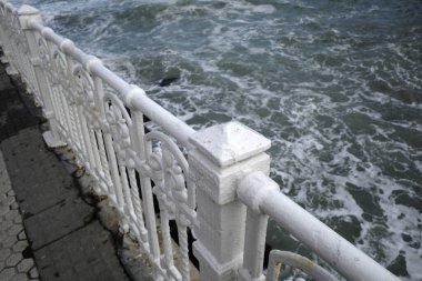 İspanya, San Sebastian sahili manzarası