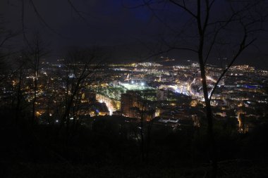 Bilbao şehrindeki şehir manzarası