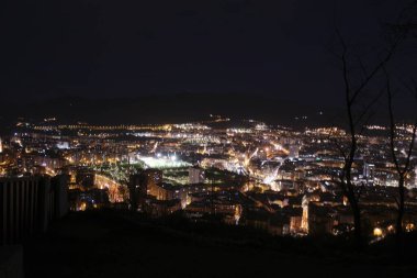 Bilbao şehrindeki şehir manzarası