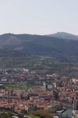 Bilbao şehrindeki şehir manzarası