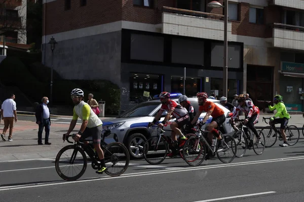 Amateur Bikers Race — Stock Photo, Image