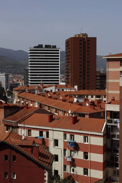 Budovy Městě Bilbao — Stock fotografie