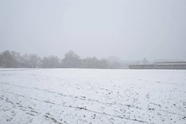 Winter Day Road — Stock Photo, Image