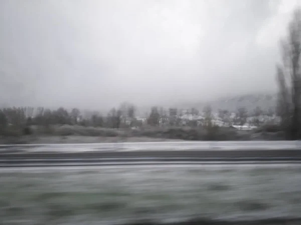 Winter Day Road — Stock Photo, Image