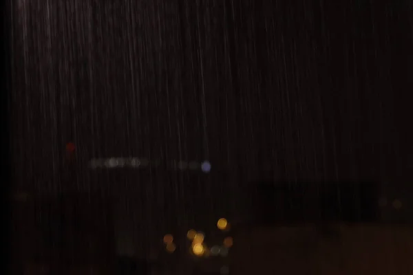 Pioggia Città — Foto Stock