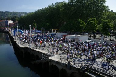 Bilbao 'da popüler bisiklet yarışı