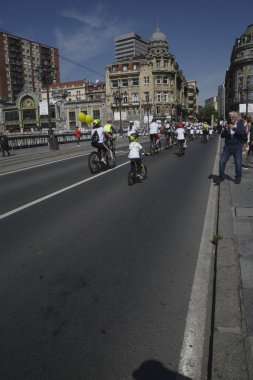 Bilbao 'da popüler bisiklet yarışı