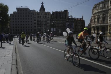 Bilbao 'da popüler bisiklet yarışı