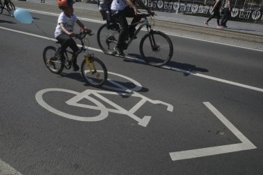 Bilbao 'da popüler bisiklet yarışı