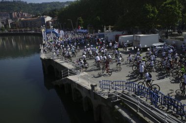 Bilbao 'da popüler bisiklet yarışı