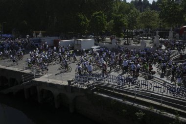 Bilbao 'da popüler bisiklet yarışı