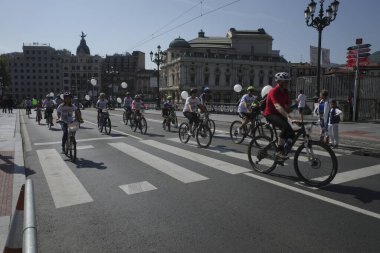 Bilbao 'da popüler bisiklet yarışı