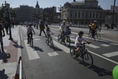 Bilbao 'da popüler bisiklet yarışı