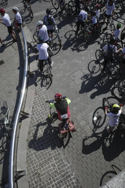 Populär Cykeltävling Bilbao — Stockfoto