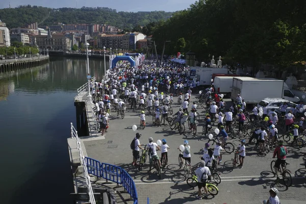 Bilbao 'da popüler bisiklet yarışı