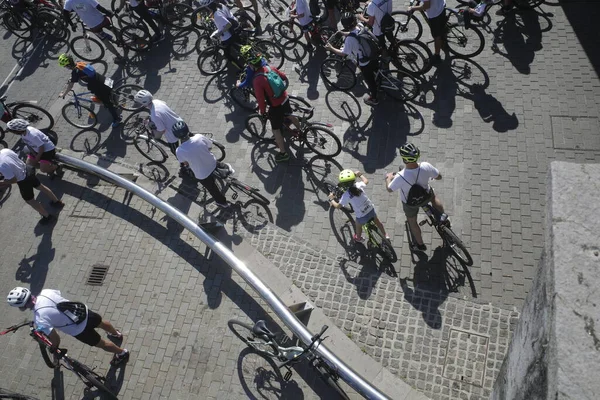 빌바오의 인기있는 자전거 — 스톡 사진