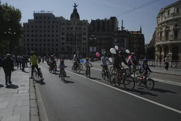 Bilbao 'da popüler bisiklet yarışı