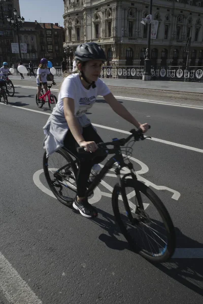 Bilbao 'da popüler bisiklet yarışı