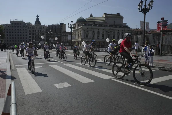 Bilbao 'da popüler bisiklet yarışı