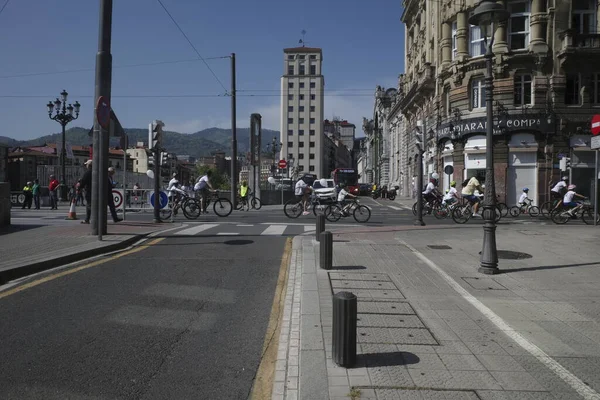 Bilbao 'da popüler bisiklet yarışı