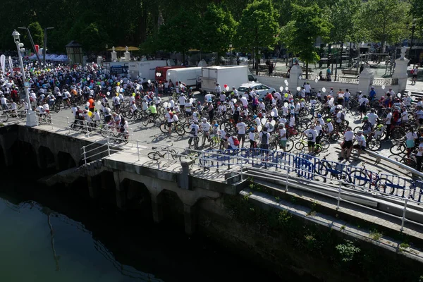 Corrida Bicicleta Popular Cidade Bilbao — Fotografia de Stock