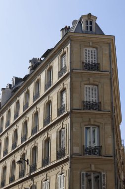 Paris şehrinin mimarisi.