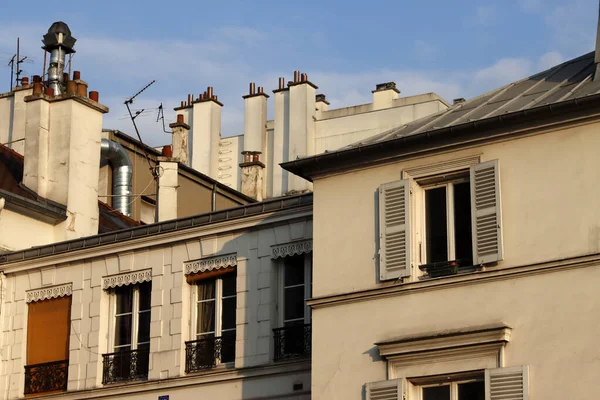 Paris şehrinin mimarisi.