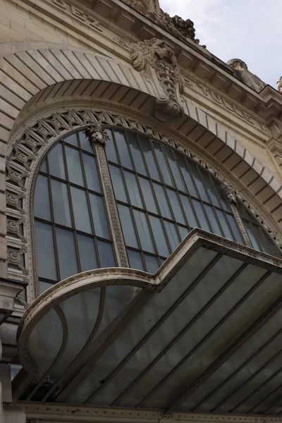 Facade Classic Apartment Building Paris — Stock Photo, Image