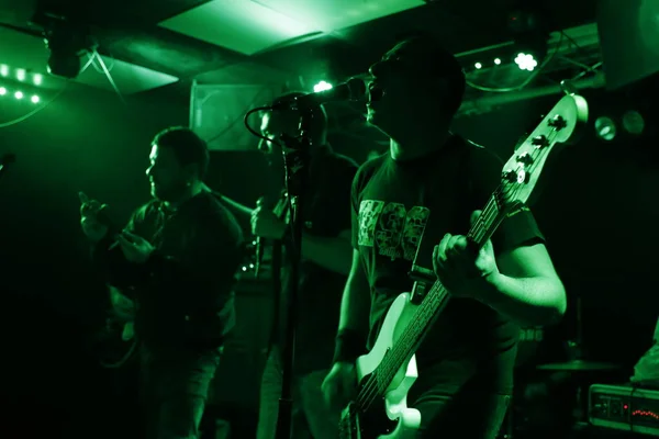 Band Rock Atas Panggung — Stok Foto