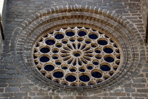 Avila, İspanya şehir merkezinde mimarlık