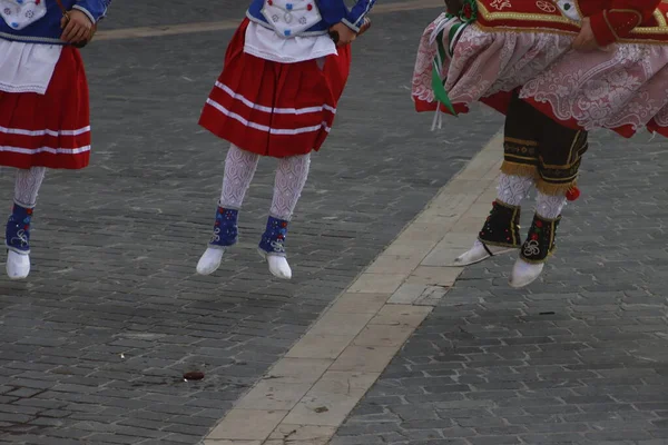 Basque Folk Street Festival — Stockfoto