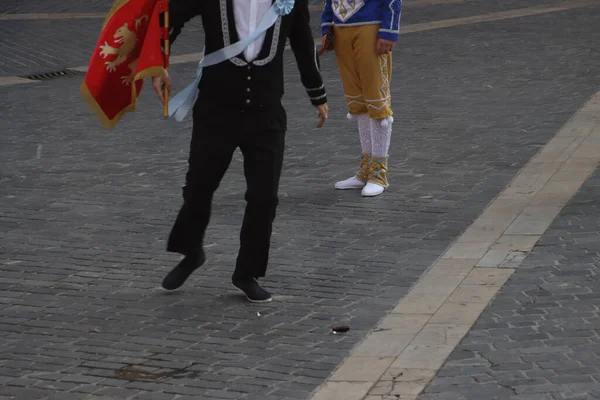 Basque Dance Street — 图库照片